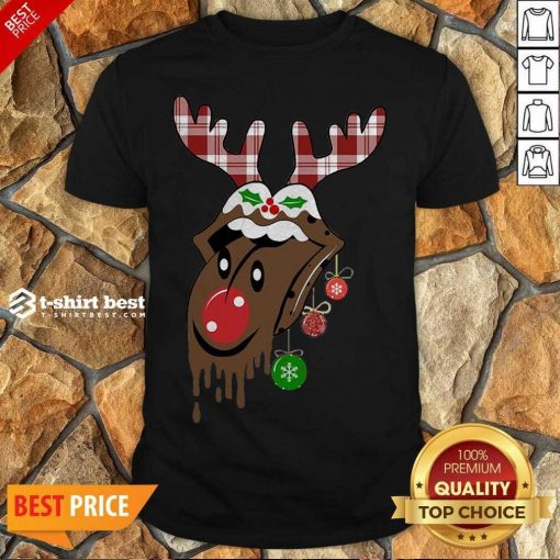 Pretty Reindeer Rolling Stones Merry Christmas Shirt - Design By 1tees.com