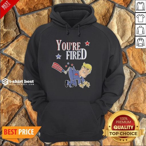 Top You’re Fired Donald Trump American Flag Hoodie