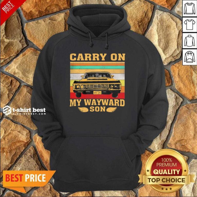 Carryon My Wayward Son Vintage Hoodie - Design By 1tees.com