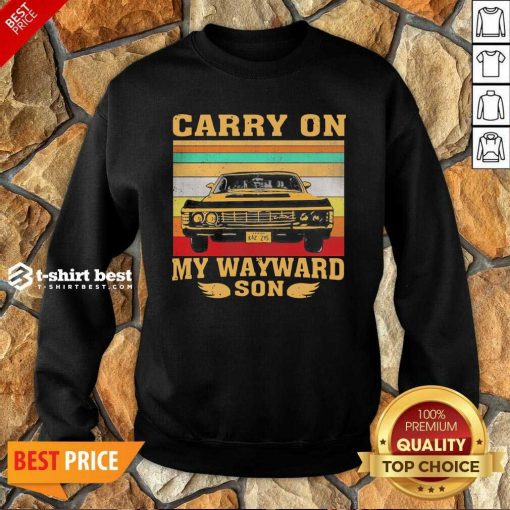 Carryon My Wayward Son Vintage Sweatshirt - Design By 1tees.com