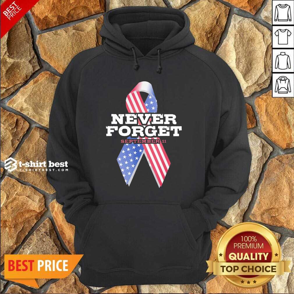 Breast Cancer American Never Forget September 11 Hoodie - Design By 1tees.com