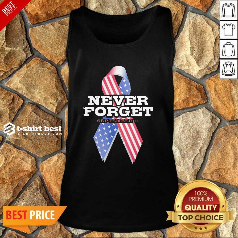 Breast Cancer American Never Forget September 11 Tank Top - Design By 1tees.com