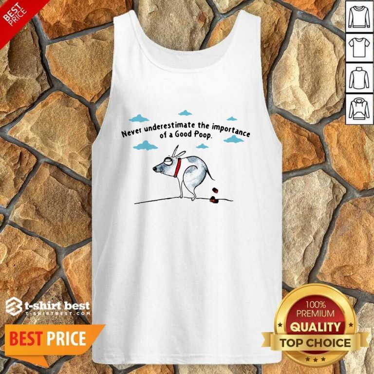 Never Underestimate The Importance Of A Good Poop Tank Top - Design By 1tees.com