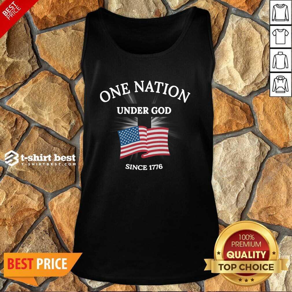 One Nation Under God Since 1776 Tank Top - Design By 1tees.com