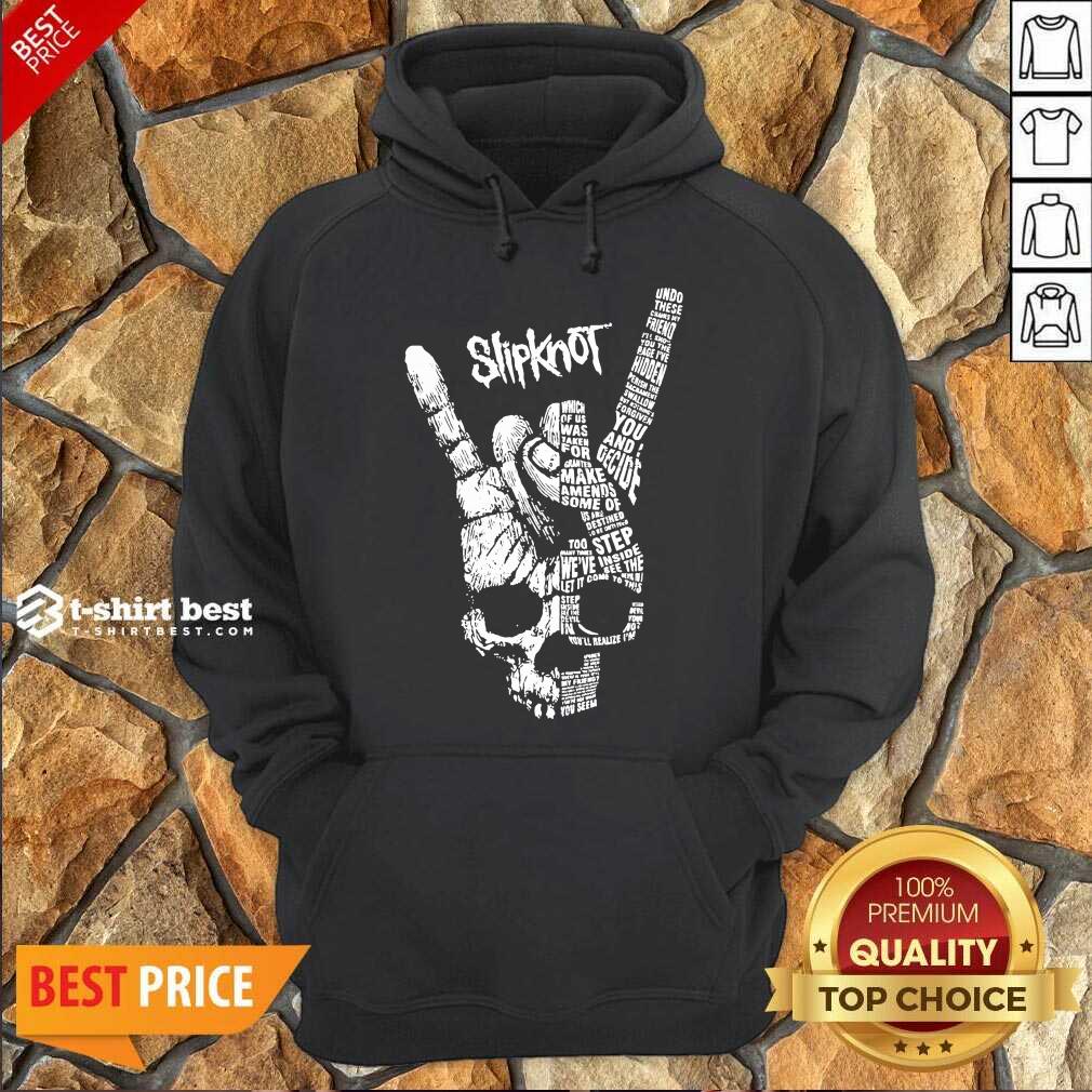 Rock Hand Skull Slipknot Hoodie - Design By 1tees.com