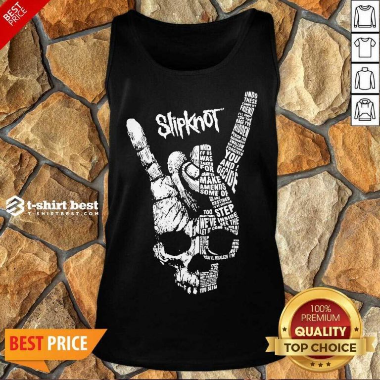Rock Hand Skull Slipknot Tank Top - Design By 1tees.com