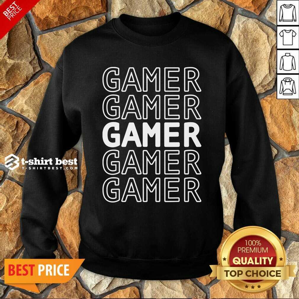 Gaming Gamer Sweatshirt - Design By 1tees.com
