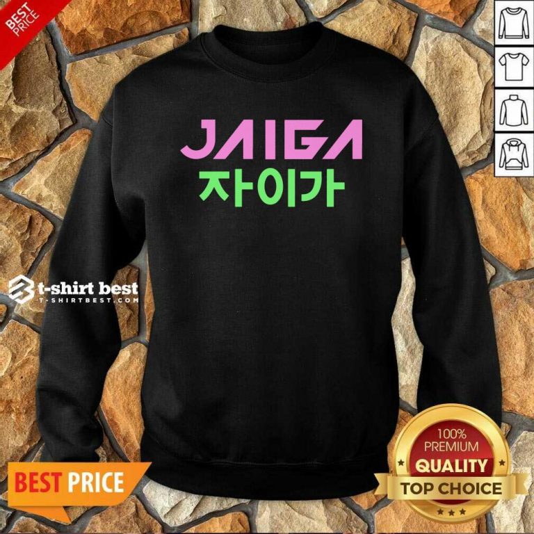 Jaiga Korean Themed With Globe Sweatshirt - Design By 1tees.com