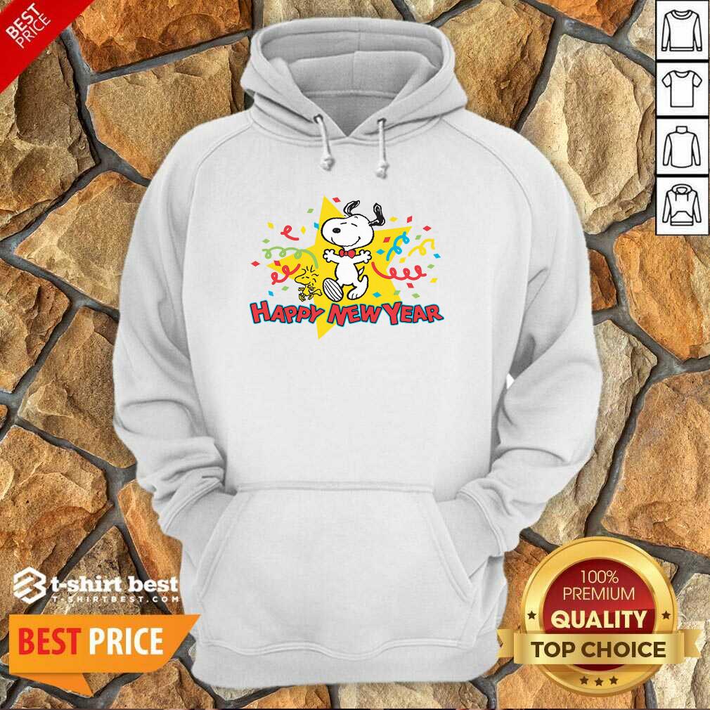 Snoopy Happy New Year Hoodie - Design By 1tees.com