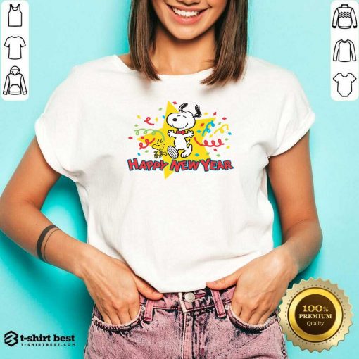 Snoopy Happy New Year V-neck - Design By 1tees.com