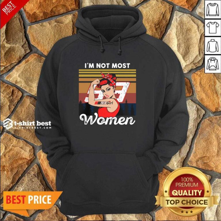 Strong Girl Mm93 Marc Marquez I’m Not Most Women Vintage Retro Hoodie - Design By 1tees.com