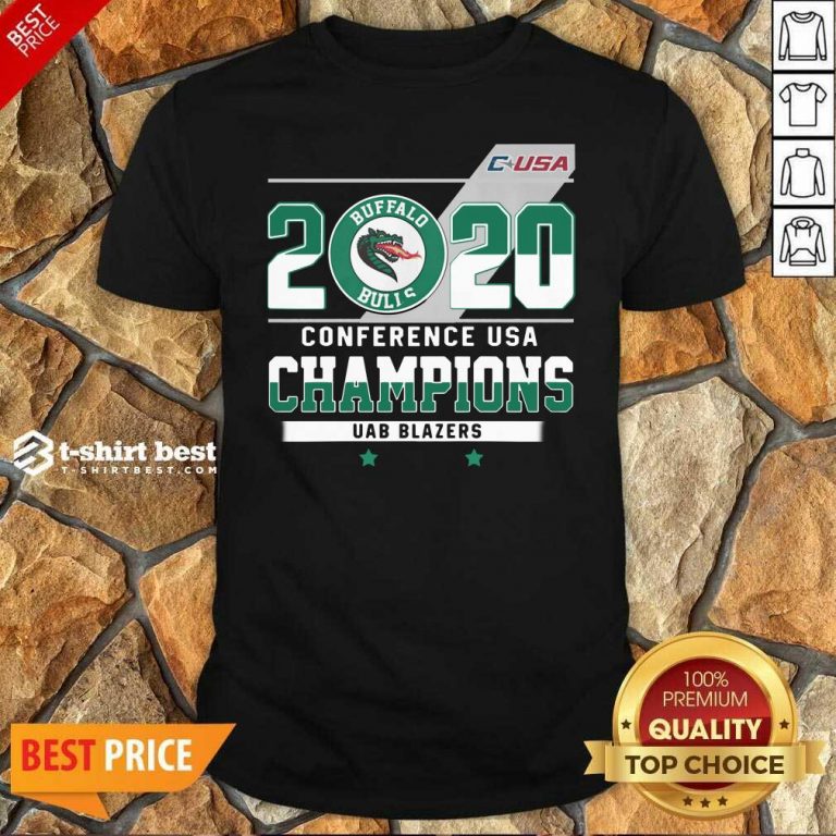C-USA 2020 Buffalo Bulls Conference USA Champions UAB Blazers Shirt - Design By 1tees.com
