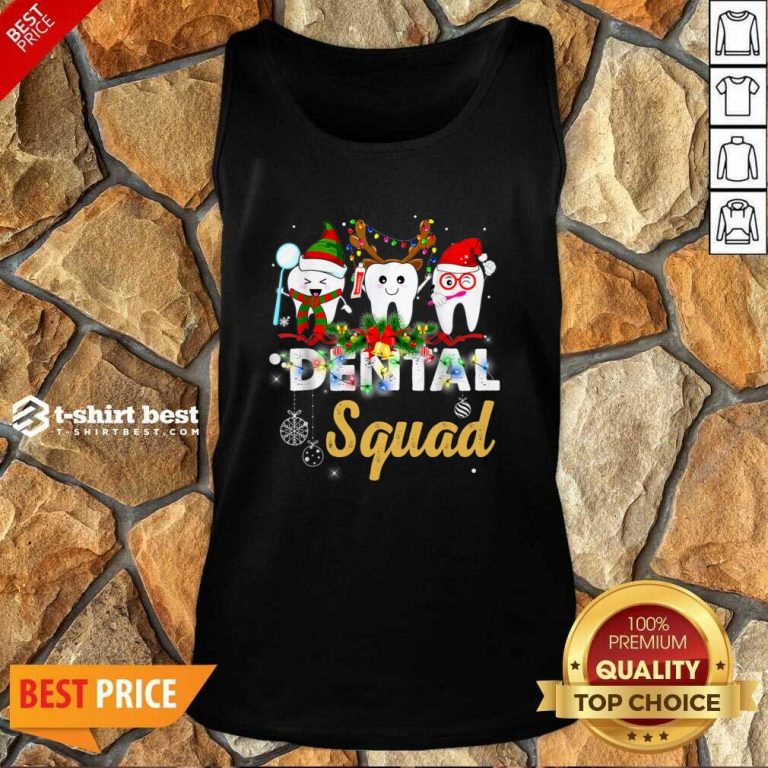 Dental Squad Merry Christmas Tank Top - Design By 1tees.com