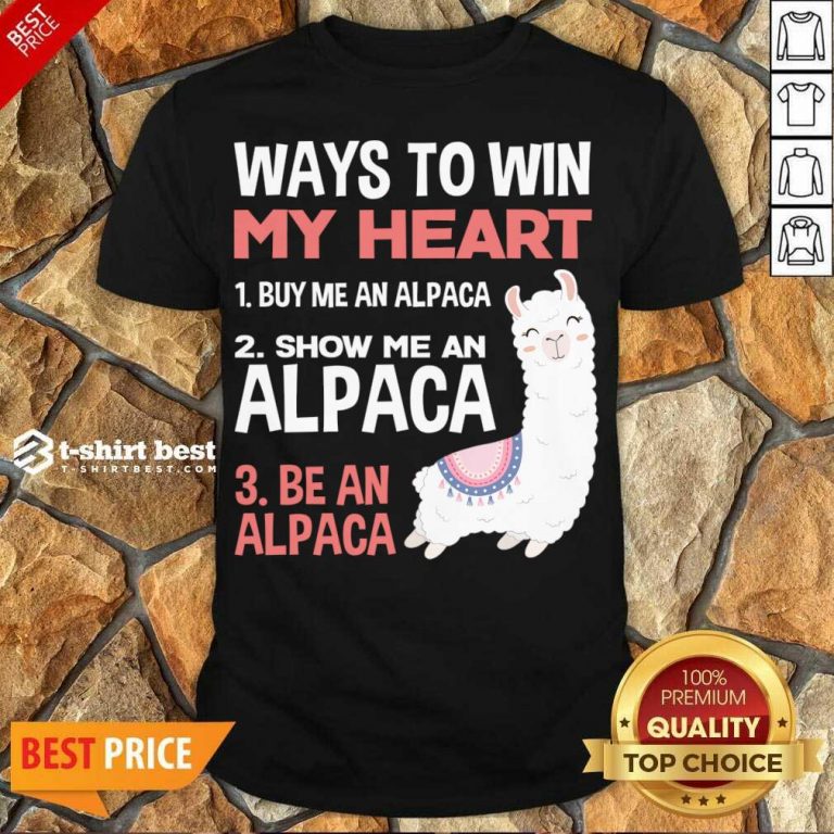 Hot llama Alpaca Heart Love Animals Sweet Children Shirt - Design By 1tees.com