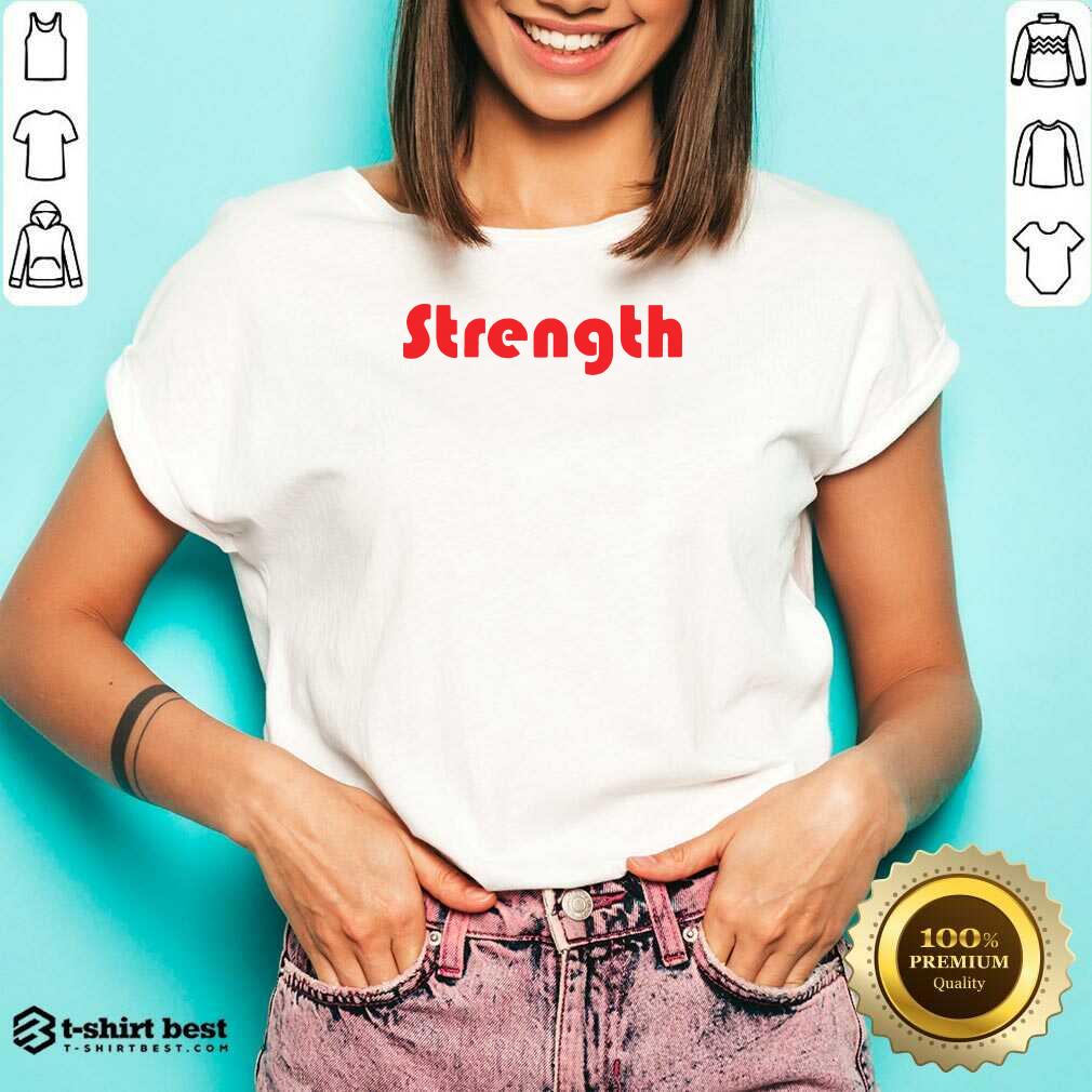 Strength V-neck - Design By 1tees.com