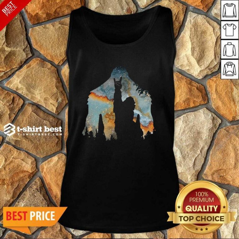 Bigfoot Rock And Roll Tank Top - Design By 1tees.com