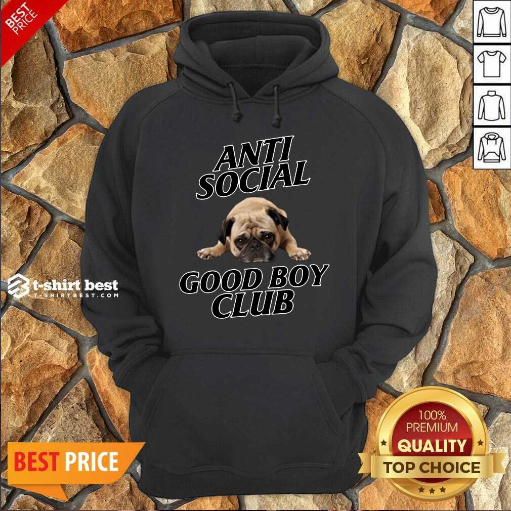 Dog Anti Social Good Boy Club Sweatshirt - Design By 1tees.com