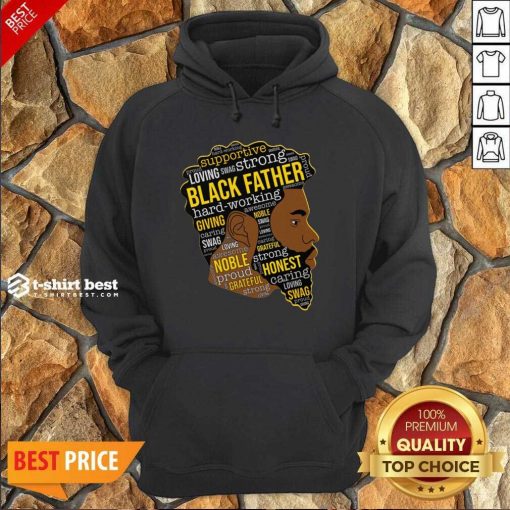 Black Father Giving Working Hoodie - Design By 1tees.com