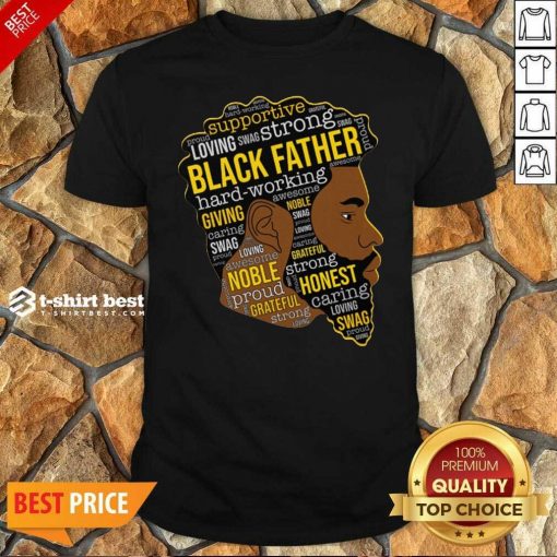 Black Father Giving Working Shirt - Design By 1tees.com