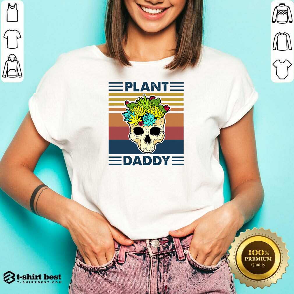 Skull Plant Daddy Vintage Retro Tank Top - Design By 1tees.com