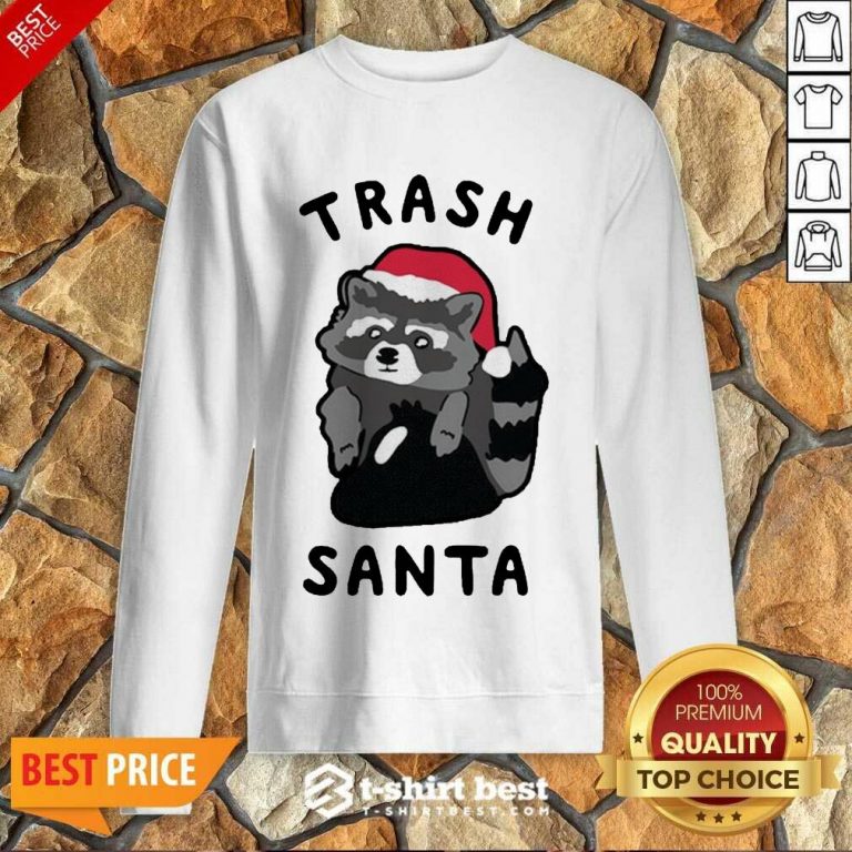 Trash Santa Merry Christmas Sweatshirt - Design By 1tees.com
