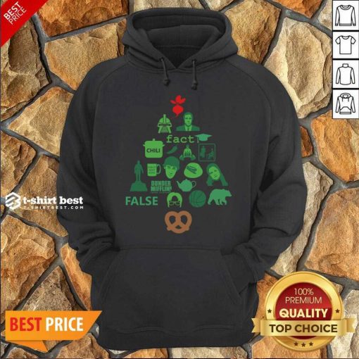 Dunder Mifflin The Office Christmas Tree Hoodie - Design By 1tees.com