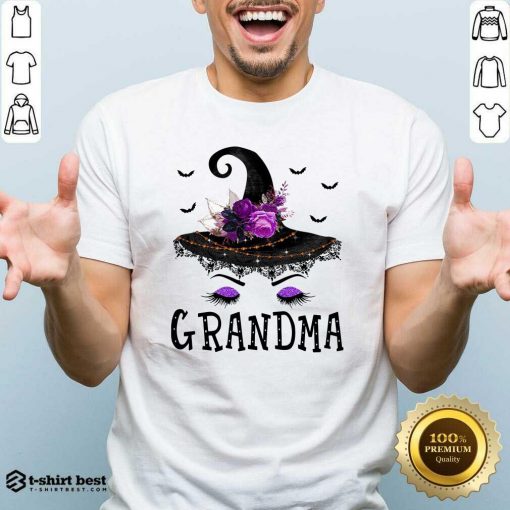 Grandma Witch Hat Halloween Shirt - Design By 1tees.com