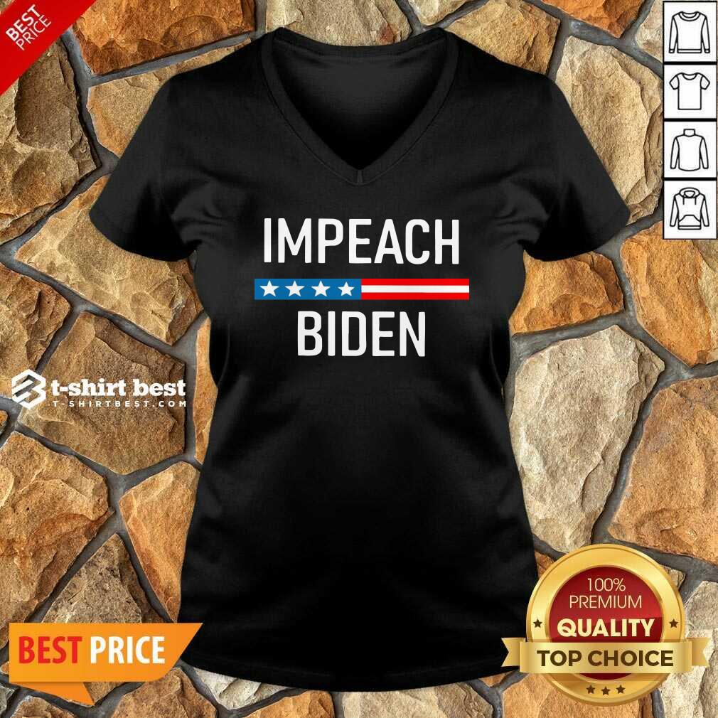  Impeach Joe Biden 2020 American Flag V-neck - Design By 1tees.com