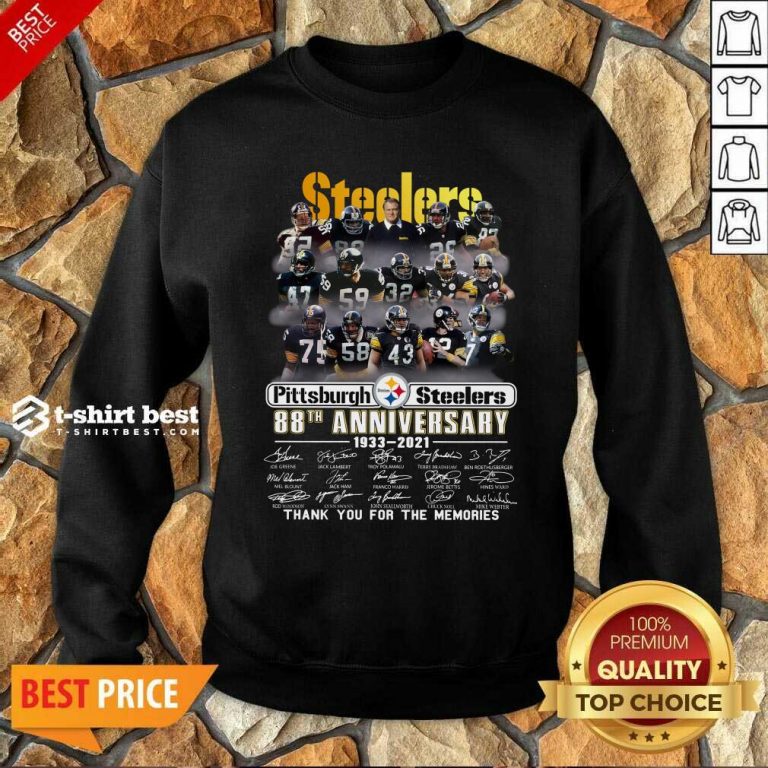 Pittsburgh Steelers 88th Anniversary 1933 2021 Sweatshirt - Design By 1tees.com