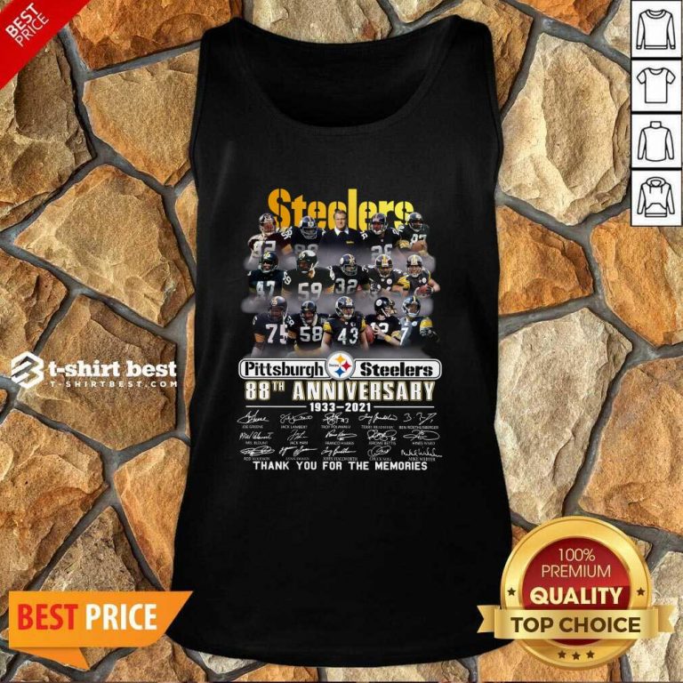 Pittsburgh Steelers 88th Anniversary 1933 2021 Tank Top - Design By 1tees.com