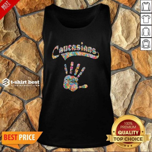 Floral Hand Caucasians Tank Top - Design By 1tees.com