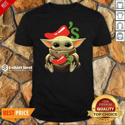 Premium Baby Yoda Hug Chilis 2020 Shirt - Design By 1tees.com