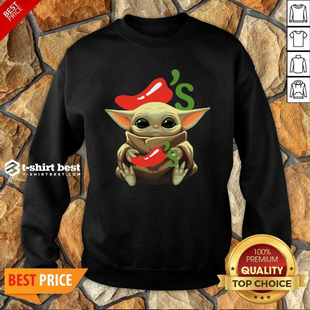 Baby Yoda Hug Chilis 2020 Sweatshirt - Design By 1tees.com