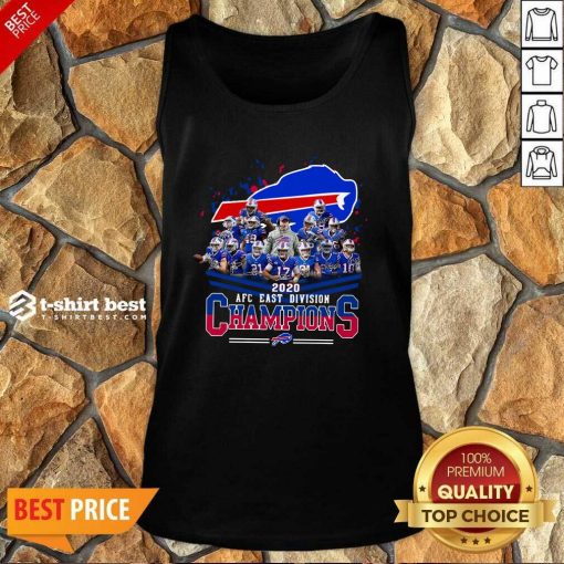 Buffalo Bills 2020 AFC East Division Champions Tank Top - Design By 1tees.com