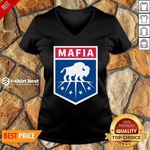 Buffalo Bills Mafia Logo V-neck - Design By 1tees.com