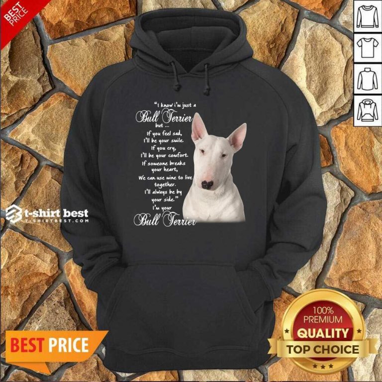 I Know I’m Just A Bull Terrier But If You Feel Sad Hoodie - Design By 1tees.com