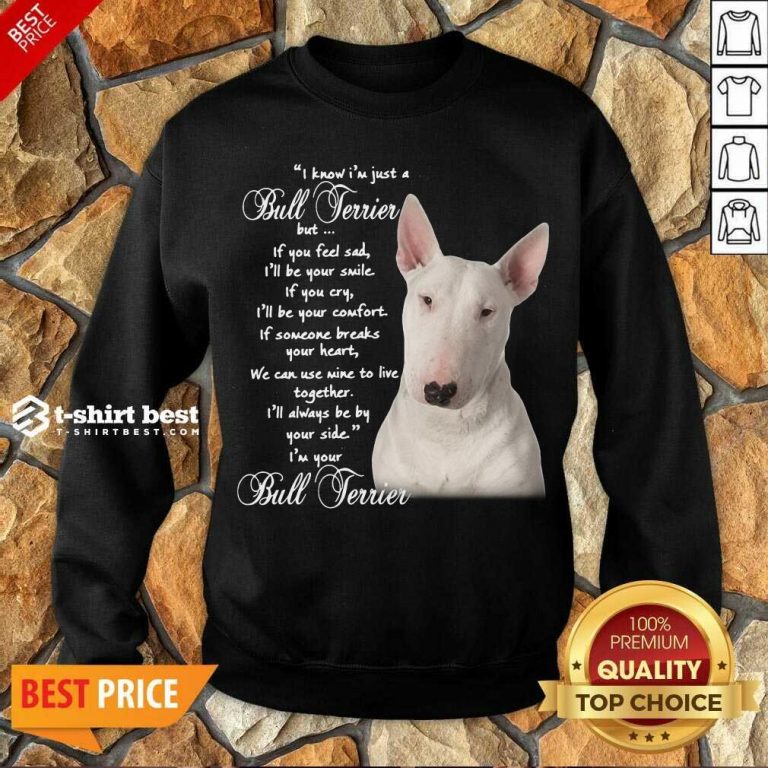 I Know I’m Just A Bull Terrier But If You Feel Sad Sweatshirt - Design By 1tees.com