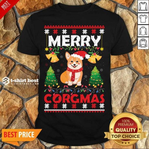 Premium Merry Corgmas For Christmas Season Shirt - Design By 1tees.com
