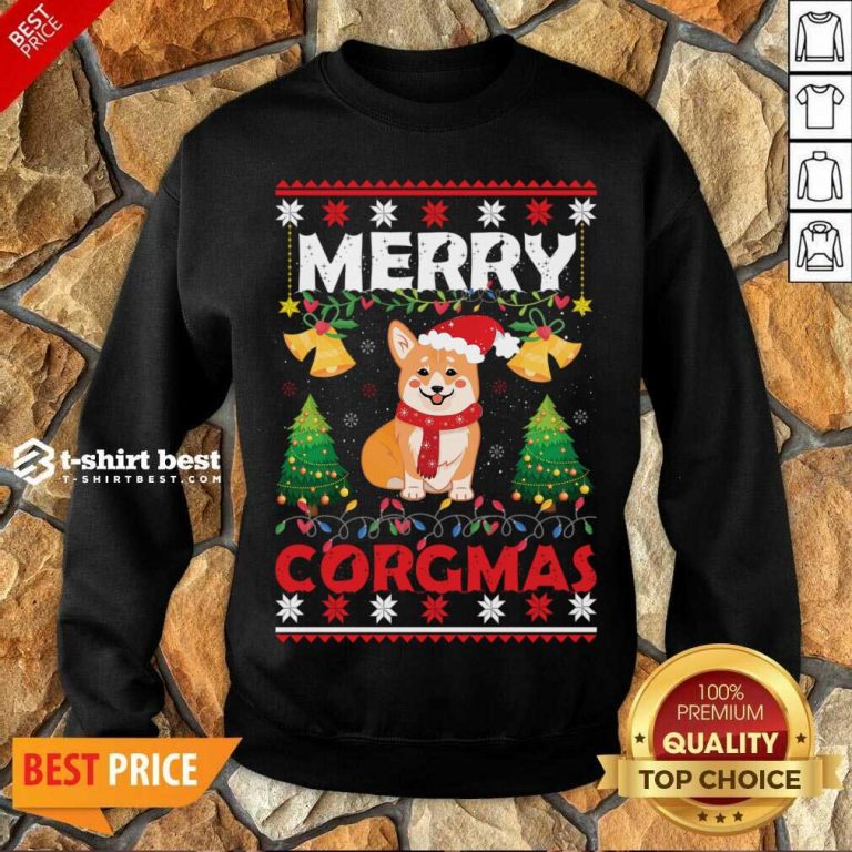 Merry Corgmas For Christmas Season Sweatshirt - Design By 1tees.com