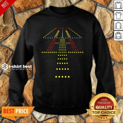 New Runway Light Ugly Christmas Sweatshirt - Design By 1tees.com