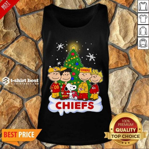 Premium Snoopy The Peanuts Kansas City Chiefs Christmas Tank Top - Design By 1tees.com