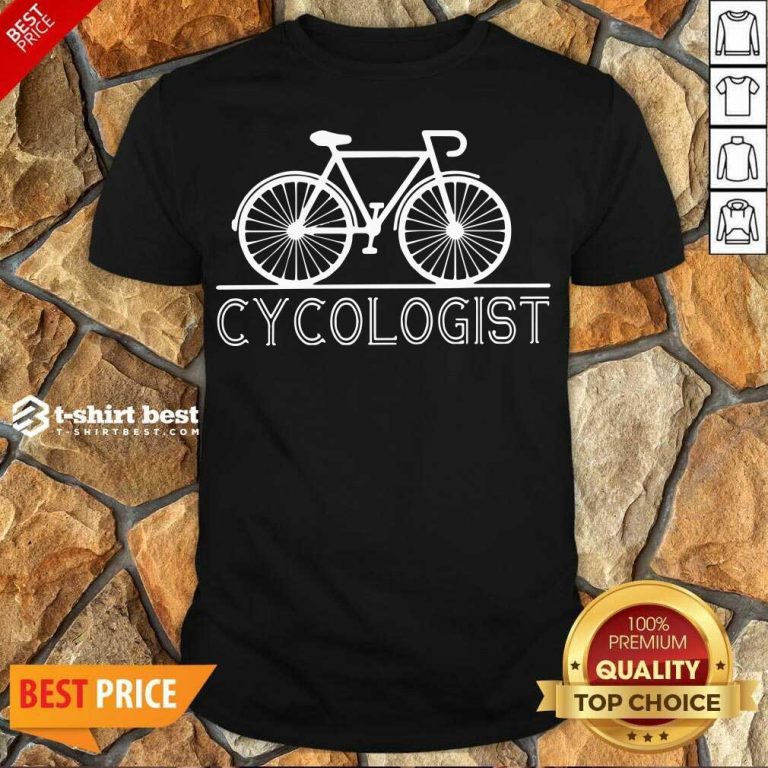 Pretty Bicycle Cycologist Shirt - Design By 1tees.com