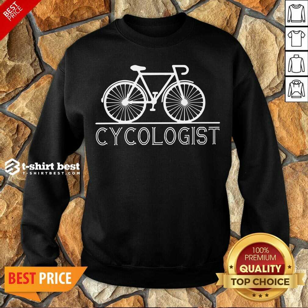 Bicycle Cycologist Sweatshirt - Design By 1tees.com