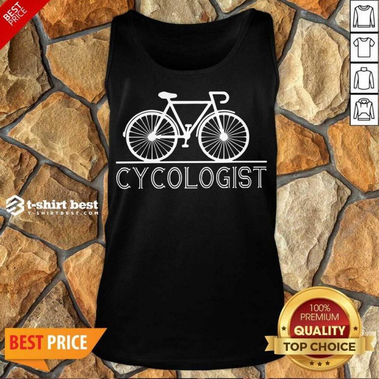 Bicycle Cycologist Tank Top - Design By 1tees.com
