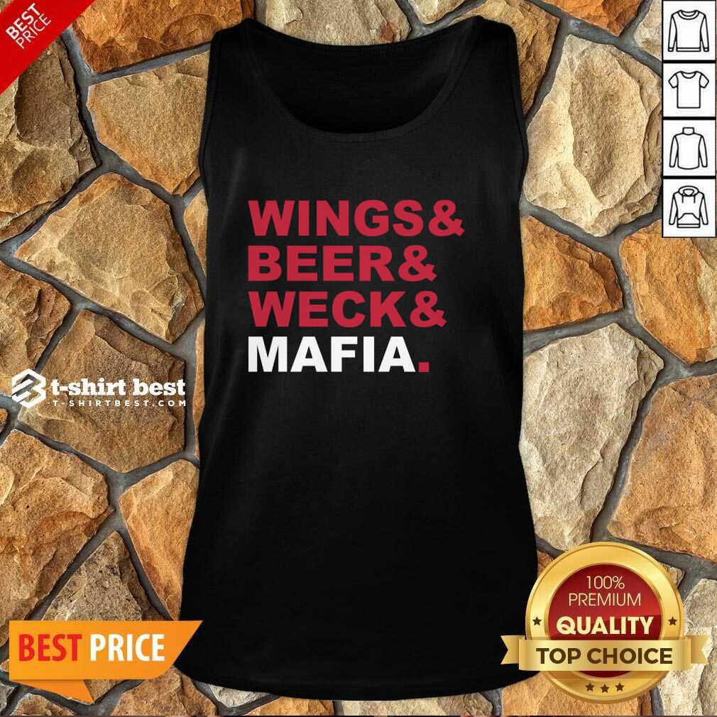 Buffalo Bills Wings And Beer And Weck And Mafia Tank Top - Design By 1tees.com