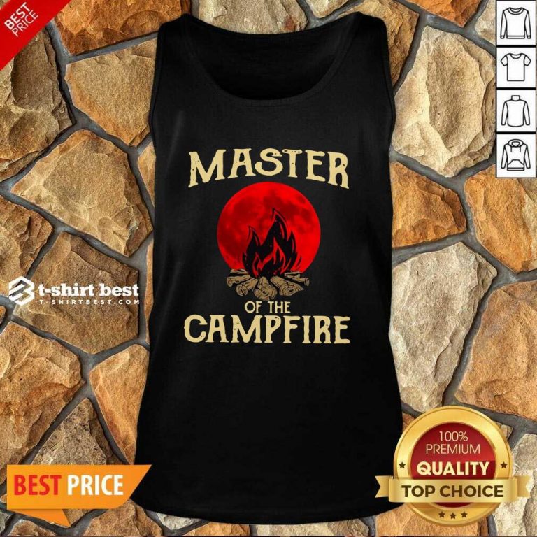 Master Of The Campfire Tank Top - Design By 1tees.com