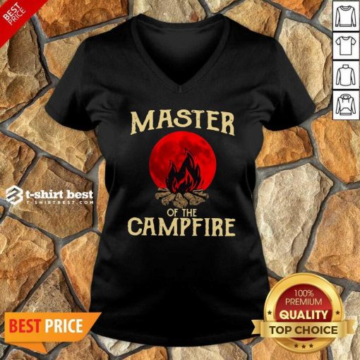 Master Of The Campfire V-neck - Design By 1tees.com