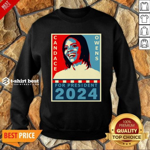 Candace Owens For President 2024 Sweatshirt - Design By 1tees.com
