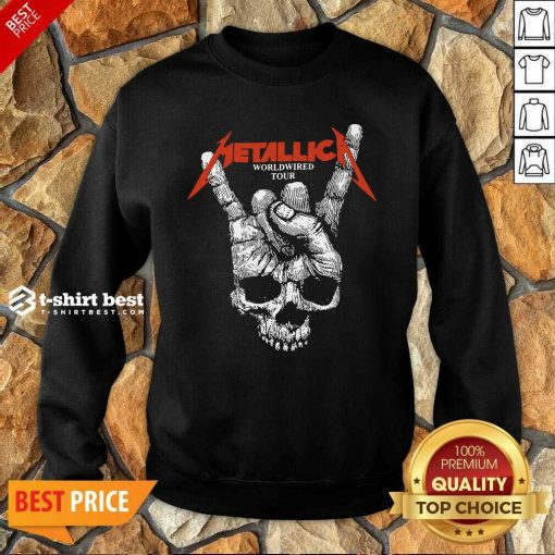 Hair Metallica Worldwired Tour Sweatshirt - Design By 1tees.com