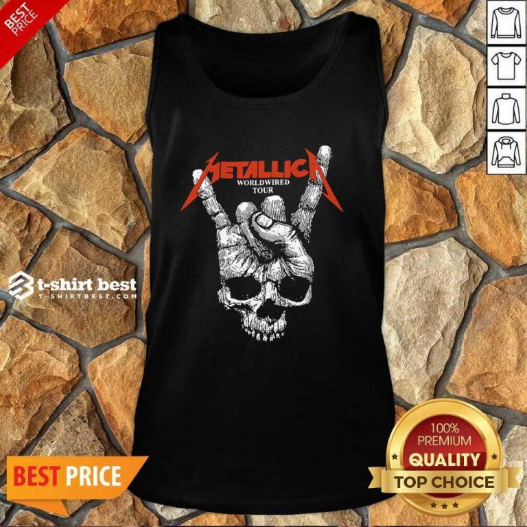 Hair Metallica Worldwired Tour Tank Top - Design By 1tees.com